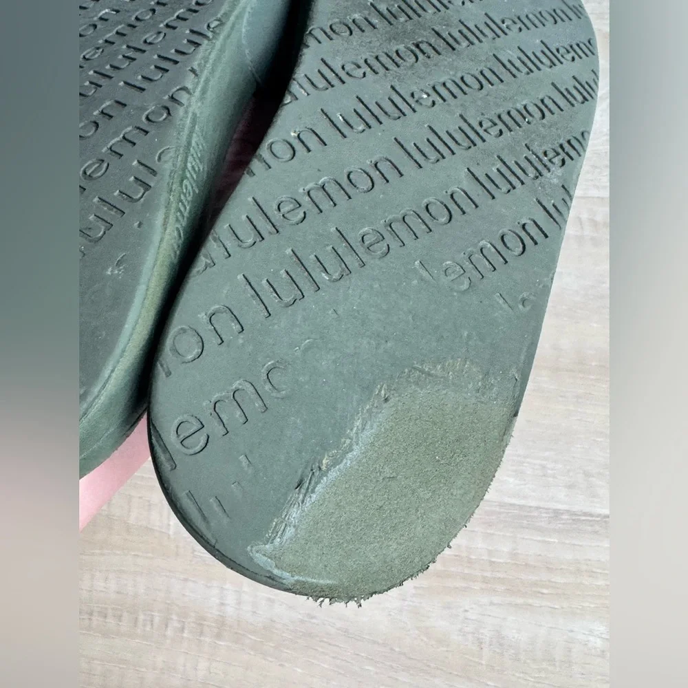 lululemon athletica mens greens slide sandals